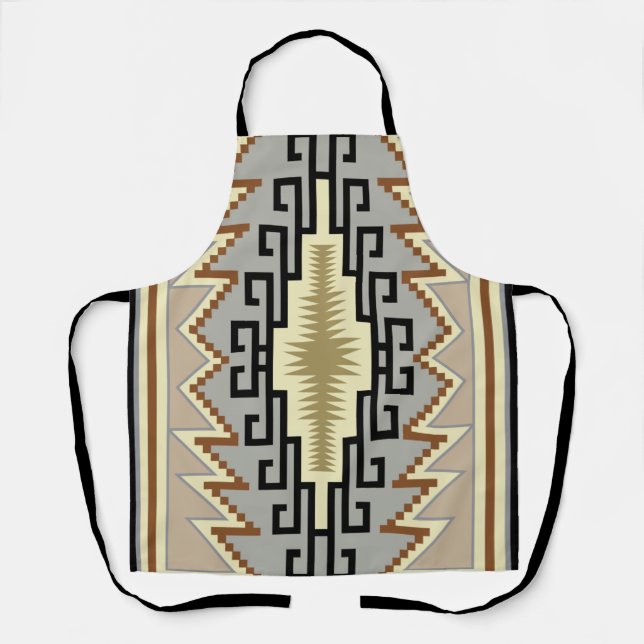 Tablier Apron d'impression tout-en-deux Navajo Design-2 (Recto)
