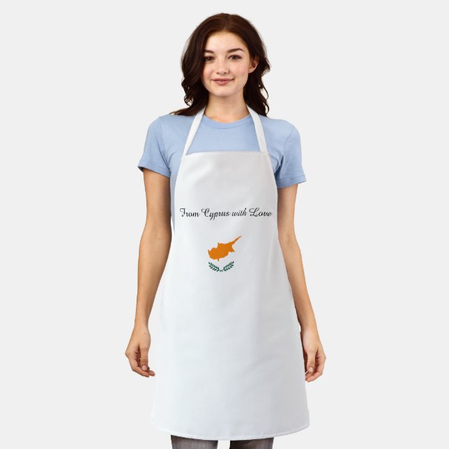 Tablier Apron (Drapeau de Chypre) (Porté)