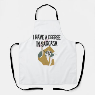 Tablier Apron drôle, Apron humoristique Witty, Cadeau Dipl