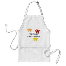 APRON EST VENU PRÉ-STAINÉ