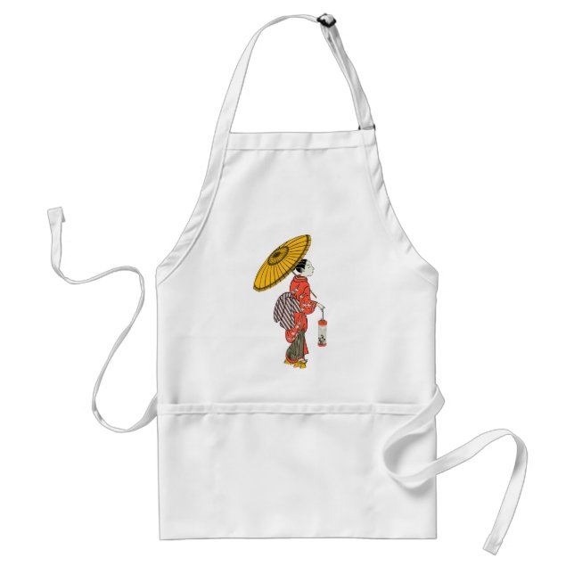 Tablier Apron femme asiatique (Devant)