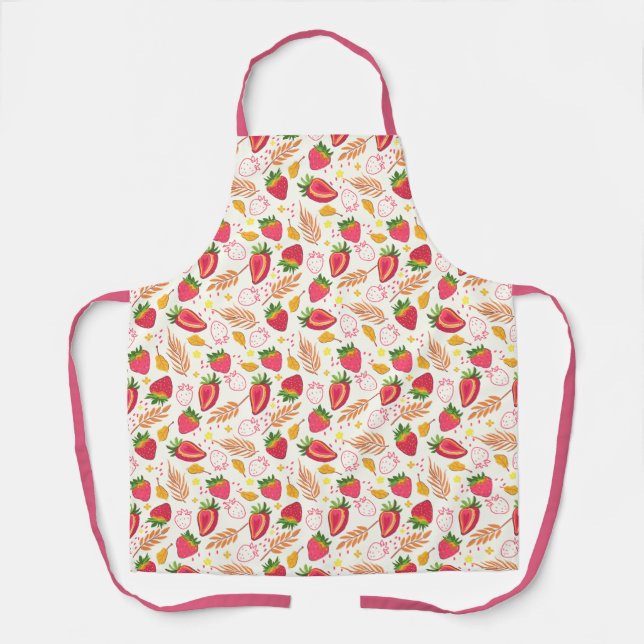 Tablier Apron fraise (Recto)