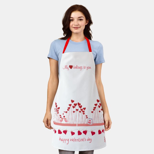 Tablier Apron Heureuse Sainte-Valentin Las Vegas (Porté)