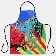 Apron jamaïcain One Love Reggae Party