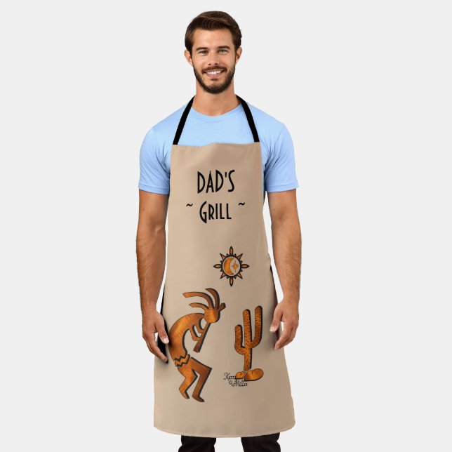 Tablier Apron Kokopelli Sud-Ouest (Porté)