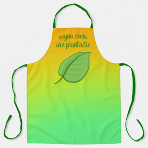 Tablier Apron "Les Cuisiniers Végétaux Sont Plantastiques"