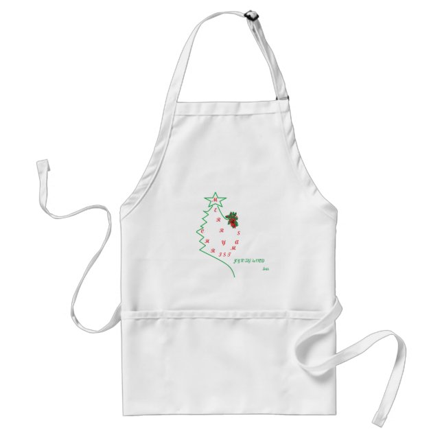 Tablier Apron : MERRY NOËL (Devant)