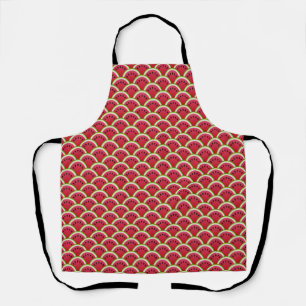 Tablier Apron Motif de tranches de pastèque