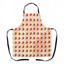 Apron Motif rustique Apple Watercolor