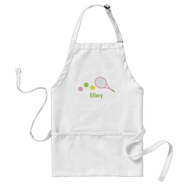 Tablier Apron personnalisé de tennis Preppy (Devant)