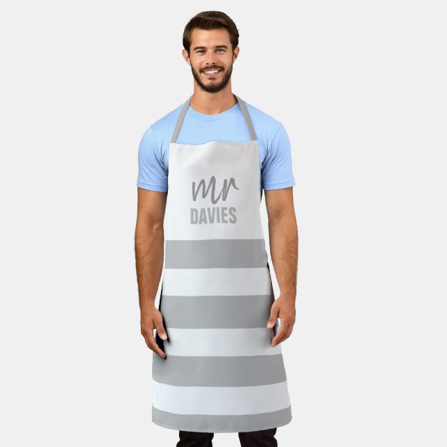 Tablier Apron personnalisé pour hommes (Porté)