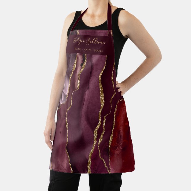 Tablier apron professionnel de beauté agone (Insitu)