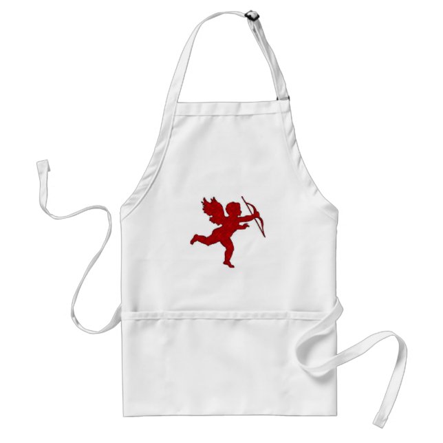Tablier Apron rouge cupide (Devant)