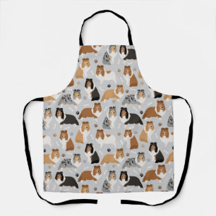 Tablier Apron Shelter Dog Bones and Paws