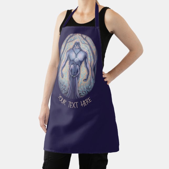 Tablier Aprons Bigfoot personnalisées Sasquatatch Art Apro (Insitu)