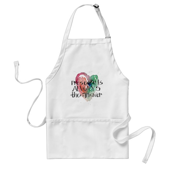 Tablier Aquarelle amusante Prosecco Lover (Devant)