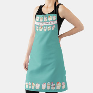 Tablier Aquarelle de la boulangerie Cupcake Shop Aquarelle