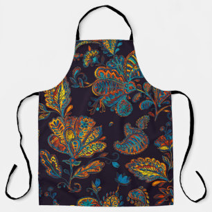 Tablier Aquarelle de Paisley : tuile à motif floral
