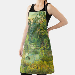 Tablier Aquarelle de peinture de forêt