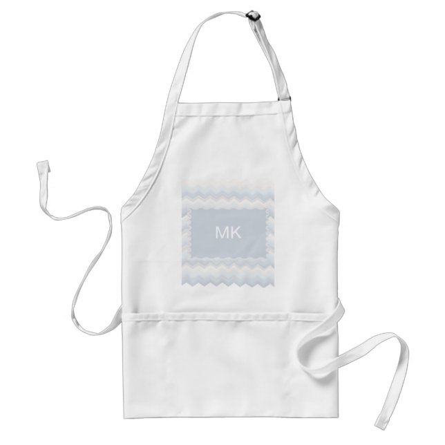 Tablier Aquarelle Ocean Shades Chevron (Devant)