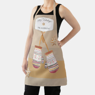 Tablier Aquarelle Pain d'épices Caramel Tons