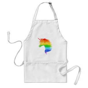 Tablier Aquarelle Rainbow Unicorn
