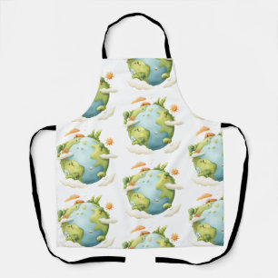 Tablier Aquarelle Terre - Cartographier la Terre avec l'El