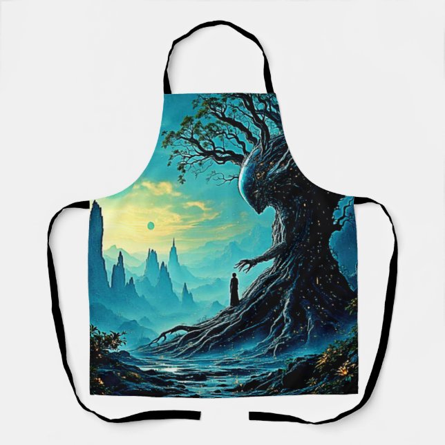 Tablier Arbre cosmique de vie Imaginaire (Recto)