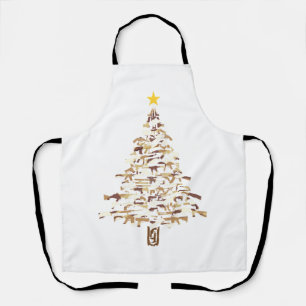 Tablier Arbre de Noël des armes à feu - Camo Imprimer Cade