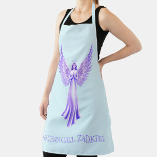 Tablier Archangel Zadkiel Purple Et Aqua