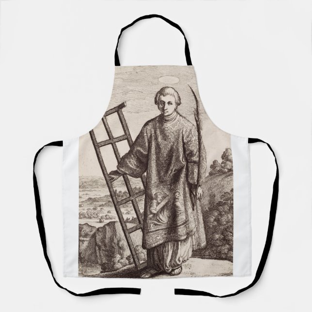 Tablier Archives saint patron Saint-Laurent (Recto)