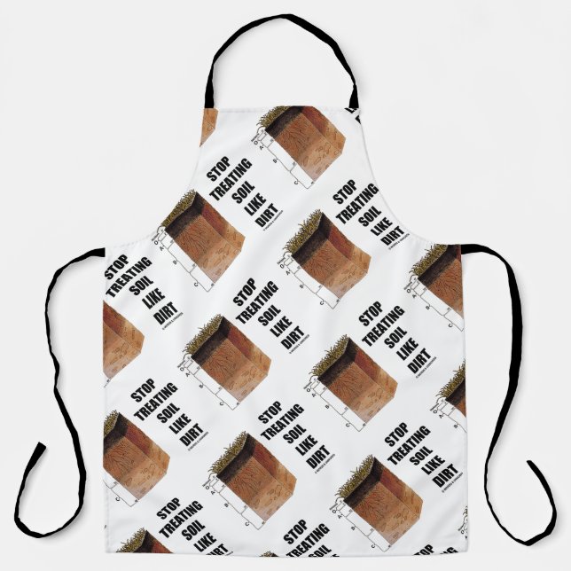 Tablier Arrêter De Traiter Le Sol Comme Des Horizons De So (Recto)