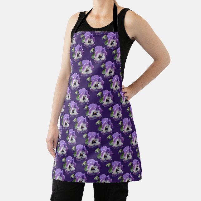 Tablier Arrière - plan de raisin à panneaux violet (Insitu)