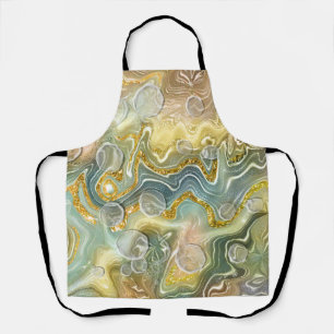 Tablier arrière - plan de texture en pierre de marbre liqu