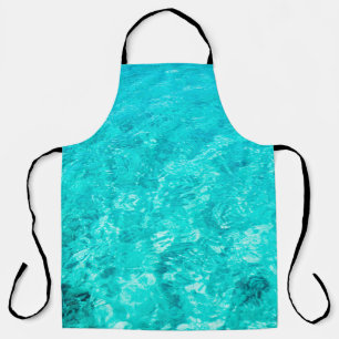 Tablier Arrière - plan turquoise de la piscine d'eau