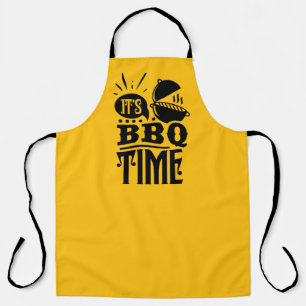Tablier Art de mot de temps de BBQ cool
