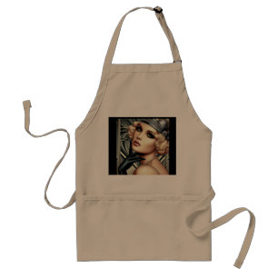 Tablier Art Déco Femme Fatale Apron
