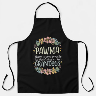 Tablier Art floral Pawma Noun Définition Mama Grand-mère C