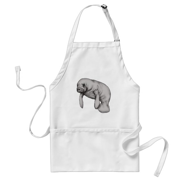Tablier art manatee (Devant)