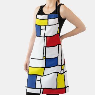 Tablier Art Moderne Géométrique Minimaliste De Stijl Mondr
