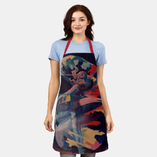 Tablier Art nouveau vintage, Loie Fuller aux Folies Berger