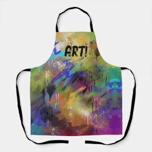 Tablier ART ! peint pré-messied up