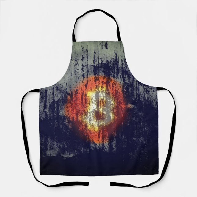 Tablier Art résilient Bitcoin (Recto)