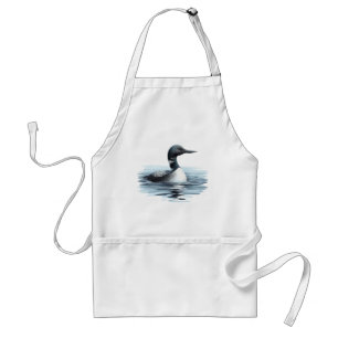 Tablier Art sauvage Apron d'oiseaux de Loin commun