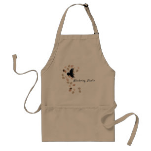 Tablier Art Studio Raven Spirit Vol Oiseau Vent Feuilles