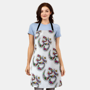 Tablier Art symbolique floral Namaste