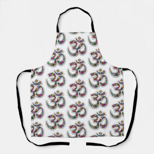 Tablier Art symbolique floral Namaste