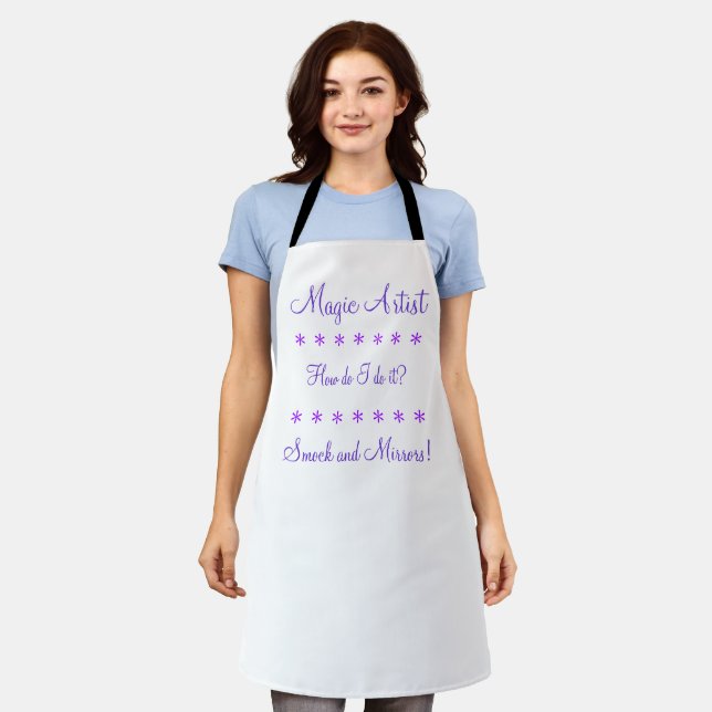 Tablier Artiste amateur humoristique Smock Apron (Porté)
