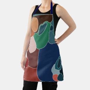 Tablier Artiste artistique coloré Abstrait