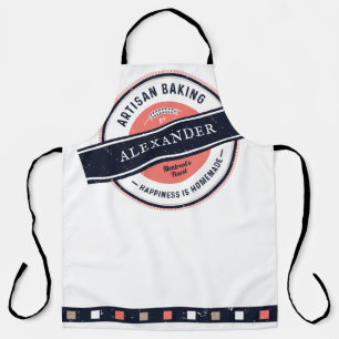 Tablier Artiste Baker Happiness est fait maison Hipster